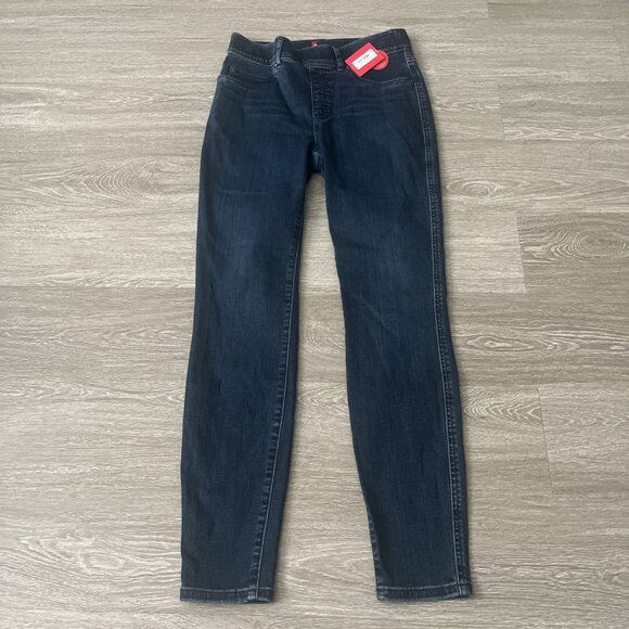Spanx Shape EveryWear Ankle Skinny Jeans 20277R Size Small $128 NWT Indigo - Picture 1 of 4